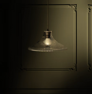 Hammersmith Pendant Light Fluted Glass (different sizes and finishes available)